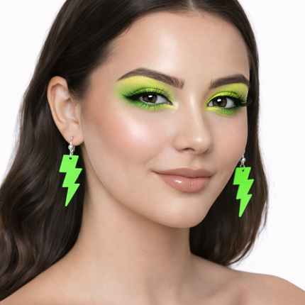 Di Bartelomeo Oorbellen Flash Groen