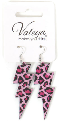 Di Bartelomeo Oorbellen Flash Panter Roze