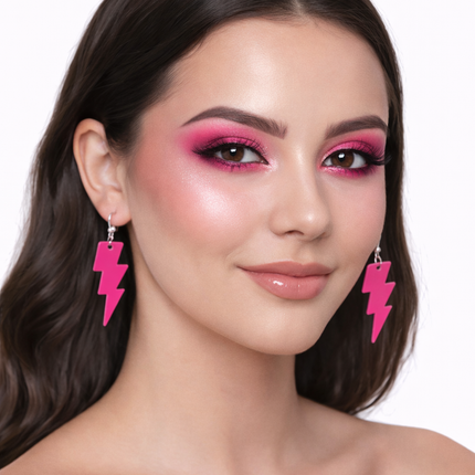 Di Bartelomeo Oorbellen Flash Roze