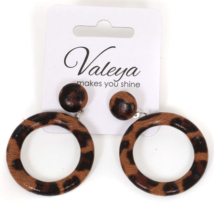 Di Bartelomeo Oorbellen Rond Panter