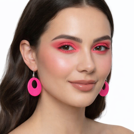 Di Bartelomeo Oorbellen Rond Roze