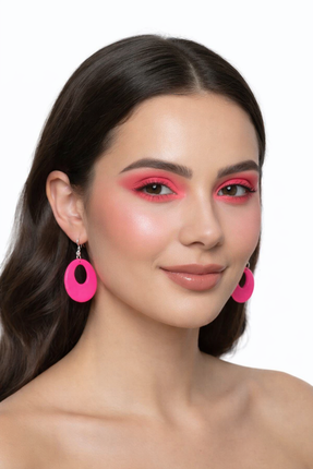 Di Bartelomeo Oorbellen Rond Roze