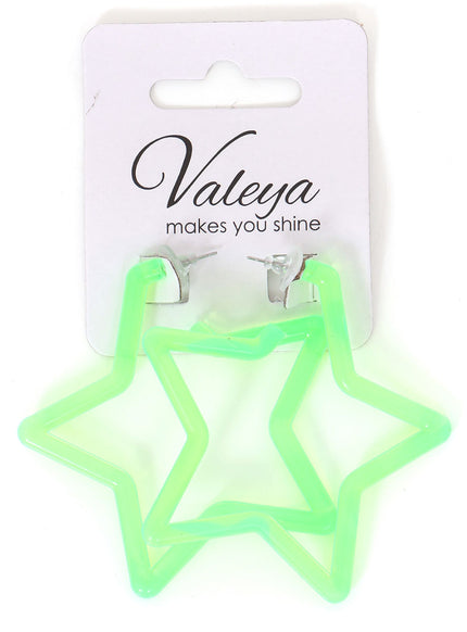 Di Bartelomeo Oorbellen Ster Groen