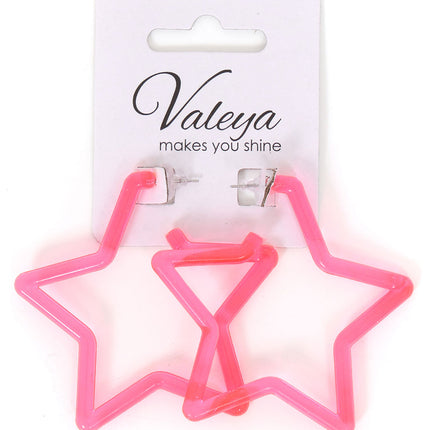 Di Bartelomeo Oorbellen Ster Roze