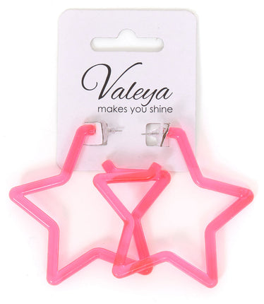 Di Bartelomeo Oorbellen Ster Roze