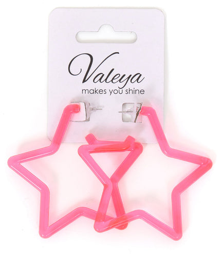 Di Bartelomeo Oorbellen Ster Roze