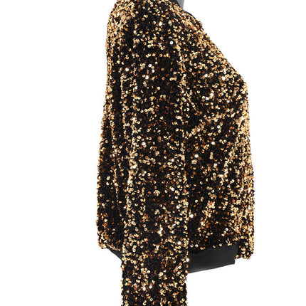 Di Bartelomeo Pailletten Jasje Dames Goud