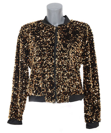 Di Bartelomeo Pailletten Jasje Dames Goud