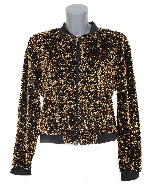 Di Bartelomeo Pailletten Jasje Dames Goud