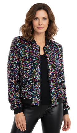Di Bartelomeo Pailletten Jasje Dames Multi-Colour