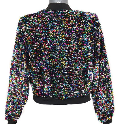 Di Bartelomeo Pailletten Jasje Dames Multi-Colour