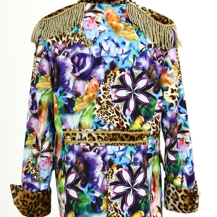 Di Bartelomeo Panter en vogels jas heren