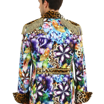 Di Bartelomeo Panter en vogels jas heren