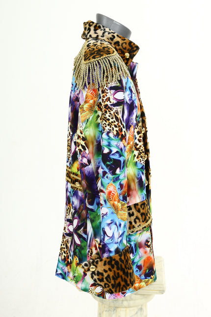 Di Bartelomeo Panter en vogels jas heren