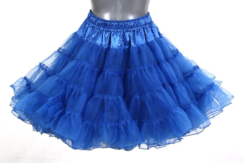 Di Bartelomeo Petticoat Luxe Knielang blauw 3 laags