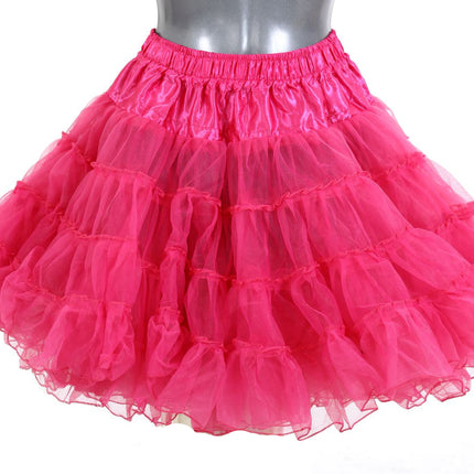 Di Bartelomeo Petticoat Luxe Knielang donker roze 3 laags