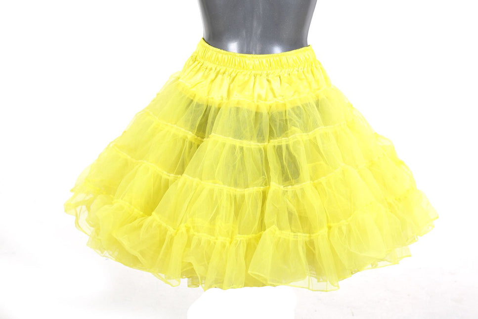 Di Bartelomeo Petticoat Luxe Knielang Geel 3 laags