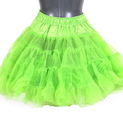 Di Bartelomeo Petticoat Luxe Knielang Neon groen 3 laags