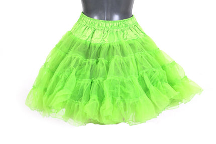Di Bartelomeo Petticoat Luxe Knielang Neon groen 3 laags
