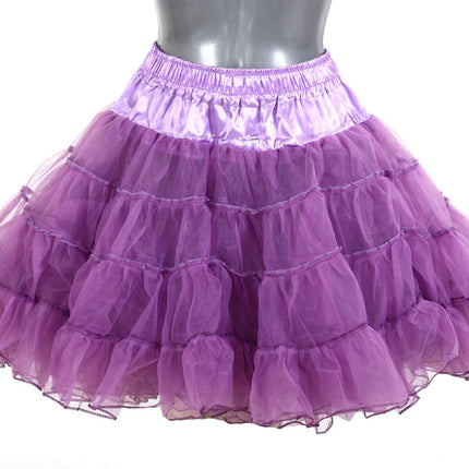 Di Bartelomeo Petticoat Luxe Knielang paars 3 laags
