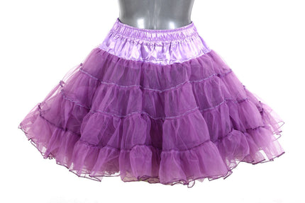 Di Bartelomeo Petticoat Luxe Knielang paars 3 laags