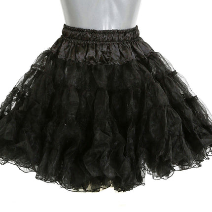 Di Bartelomeo Petticoat Luxe Knielang zwart 2 laags