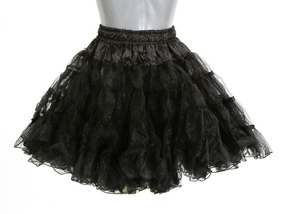 Di Bartelomeo Petticoat Luxe Knielang zwart 2 laags