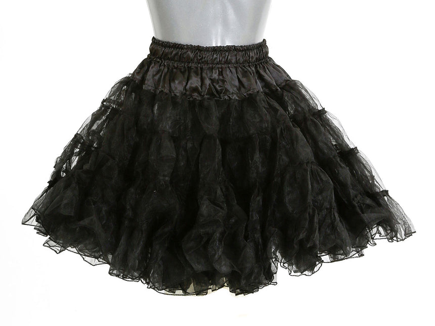 Di Bartelomeo Petticoat Luxe Knielang zwart 2 laags