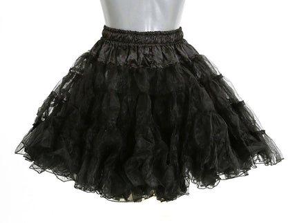 Di Bartelomeo Petticoat Luxe Knielang zwart 2 laags