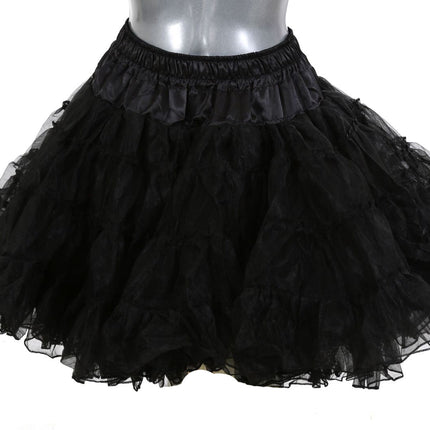 Di Bartelomeo Petticoat Luxe Knielang zwart 3 laags