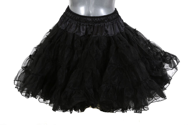 Di Bartelomeo Petticoat Luxe Knielang zwart 3 laags