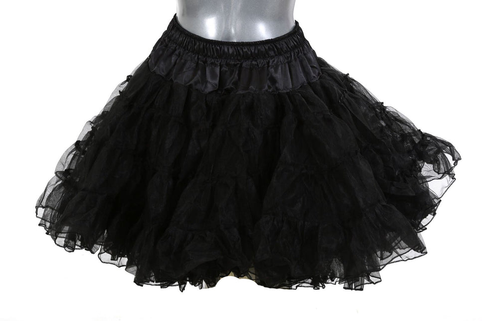 Di Bartelomeo Petticoat Luxe Knielang zwart 3 laags
