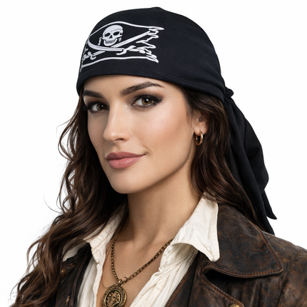 Di Bartelomeo Piratenkapje Zwart