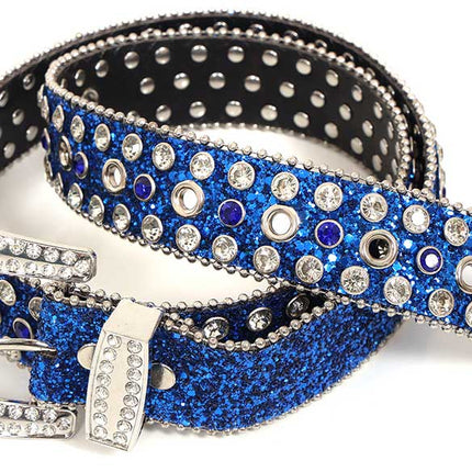 Di Bartelomeo Riem strass blauw