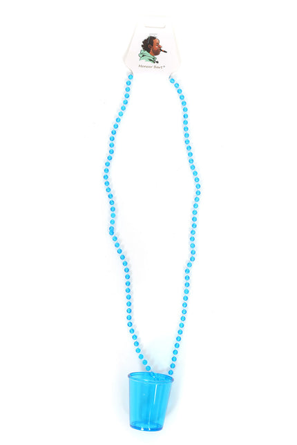 Di Bartelomeo Shotglaasje met ketting Blauw