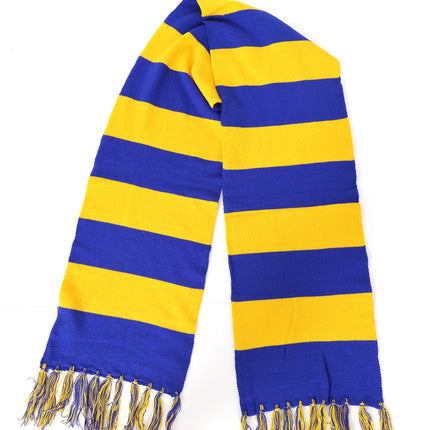 Di Bartelomeo Sjaal Geel Blauw Gestreept