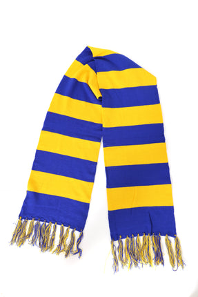 Di Bartelomeo Sjaal Geel Blauw Gestreept