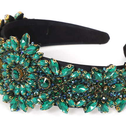 Di Bartelomeo Strass Haarband Groen
