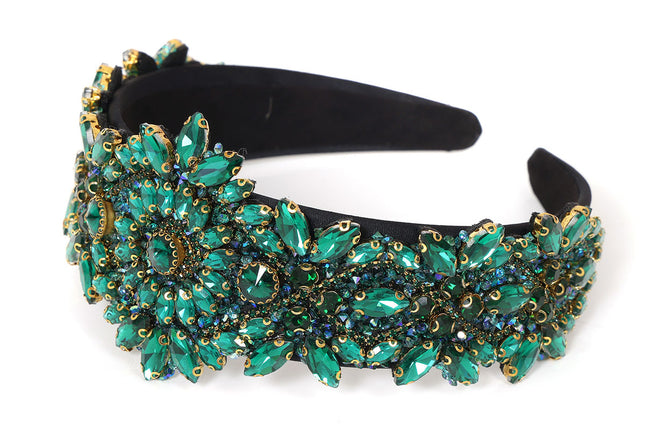 Di Bartelomeo Strass Haarband Groen