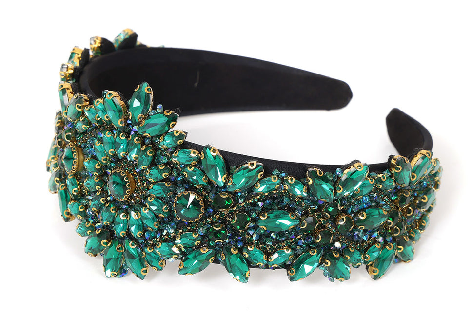Di Bartelomeo Strass Haarband Groen