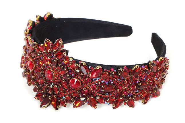 Di Bartelomeo Strass Haarband Rood