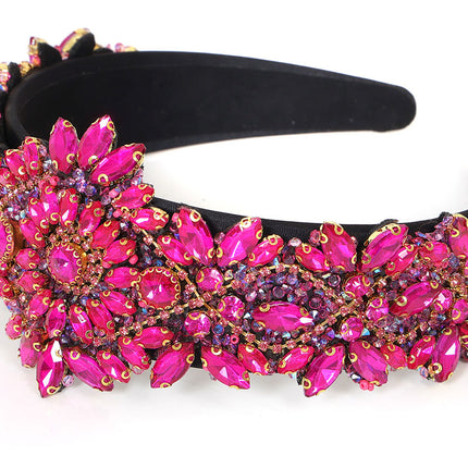 Di Bartelomeo Strass Haarband Roze