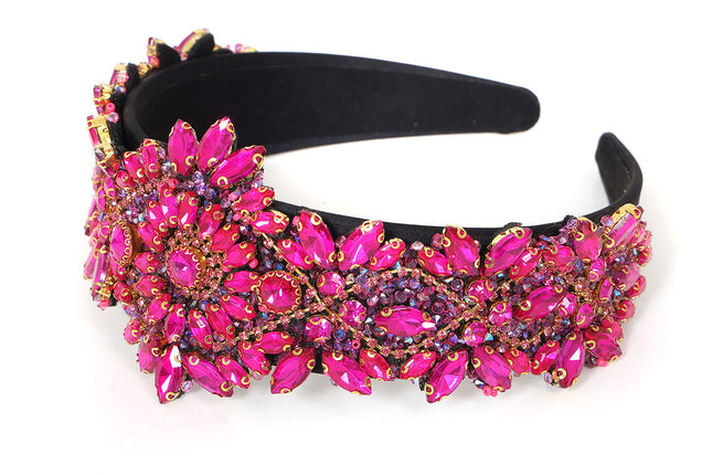 Di Bartelomeo Strass Haarband Roze