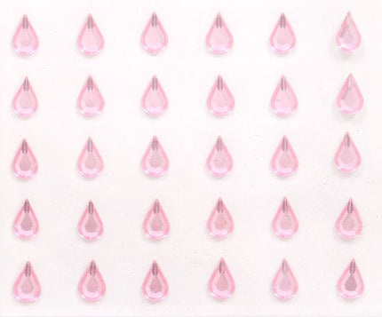 Di Bartelomeo Strass Steentjes Tranen Roze