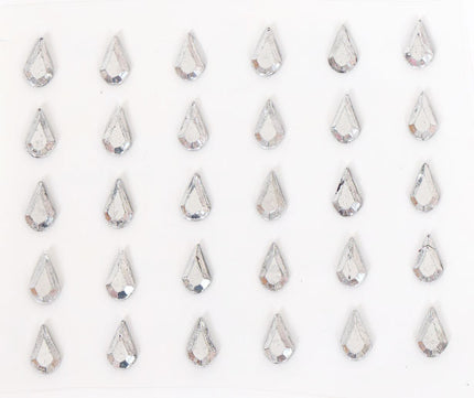 Di Bartelomeo Strass Steentjes Tranen Zilver