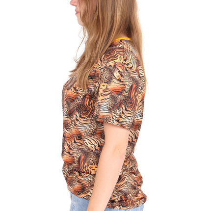 Di Bartelomeo T-Shirt Tijger Luipaard Unisex