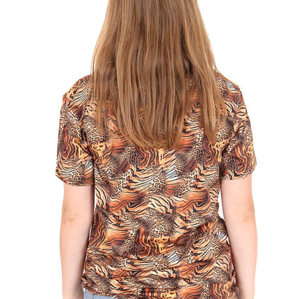 Di Bartelomeo T-Shirt Tijger Luipaard Unisex