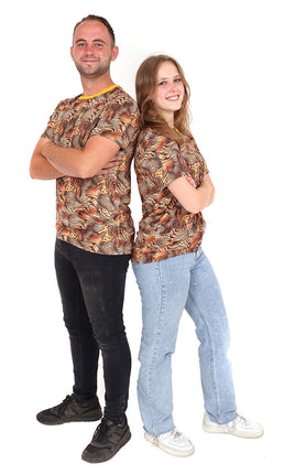 Di Bartelomeo T-Shirt Tijger Luipaard Unisex