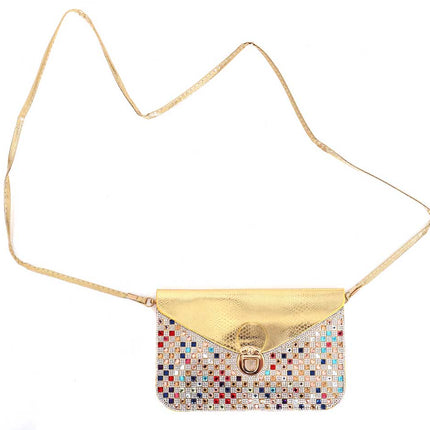 Di Bartelomeo Tasje met steentjes goud