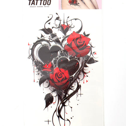 Di Bartelomeo Tattoo Hart Met Rozen